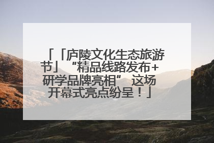 「庐陵文化生态旅游节」“精品线路发布+研学品牌亮相” 这场开幕式亮点纷呈！
