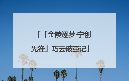 「金陵逐梦·宁创先锋」巧云破茧记