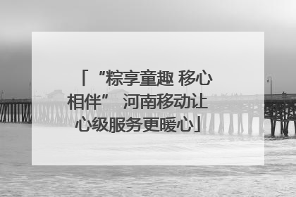 “粽享童趣 移心相伴” 河南移动让心级服务更暖心