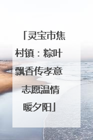 灵宝市焦村镇：粽叶飘香传孝意 志愿温情暖夕阳