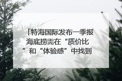 特海国际发布一季报 海底捞需在“质价比”和“体验感”中找到平衡｜新经济观察