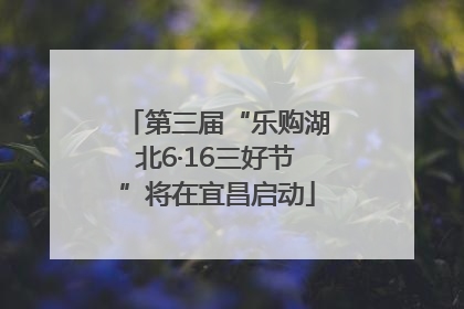 第三届“乐购湖北6·16三好节”将在宜昌启动