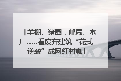 羊棚、猪圈，邮局、水厂……看废弃建筑“花式逆袭”成网红村咖
