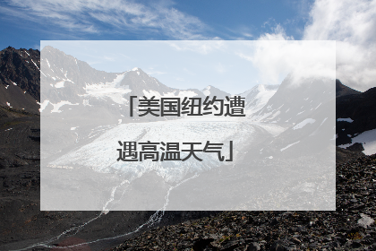 美国纽约遭遇高温天气