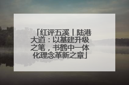 红评五溪丨陆港大道：以基建升级之笔，书鹤中一体化理念革新之章