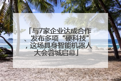 与7家企业达成合作、发布多项“硬科技”，这场具身智能机器人大会蓉城启幕