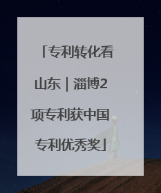 专利转化看山东｜淄博2项专利获中国专利优秀奖