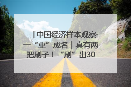 中国经济样本观察·一“业”成名｜真有两把刷子！“刷”出30亿级“颜值经济”