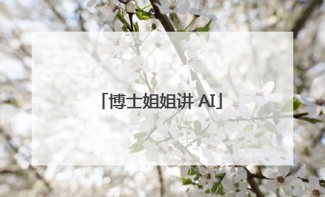 博士姐姐讲 AI