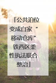 公共泊位变成自家“移动仓库” 铁西区柔性执法联合整治