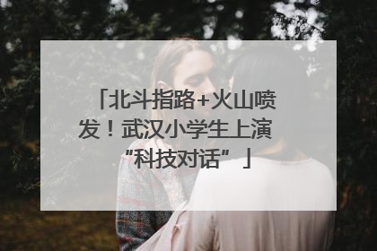 北斗指路+火山喷发！武汉小学生上演“科技对话”