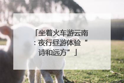 坐着火车游云南：夜行昼游体验“诗和远方”