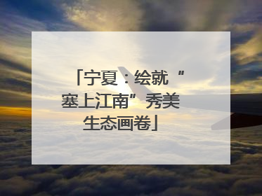 宁夏：绘就“塞上江南”秀美生态画卷