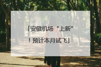 安徽机场“上新”！预计本月试飞