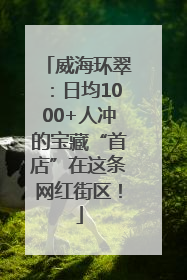 威海环翠：日均1000+人冲的宝藏“首店”在这条网红街区！