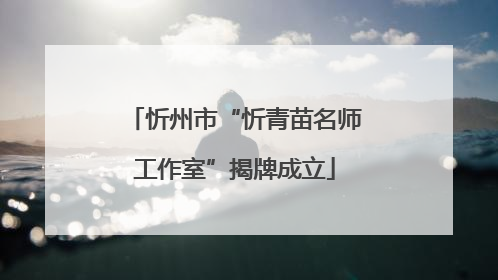 忻州市“忻青苗名师工作室”揭牌成立