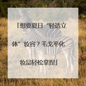 想要夏日“轻透立体”妆容？毛戈平化妆品轻松拿捏