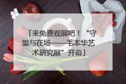 来免费观展吧！“守望与在场——毛本华艺术研究展”开幕