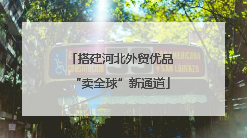 搭建河北外贸优品“卖全球”新通道