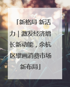 新格局 新活力｜激发经济增长新动能，余杭区擘画消费市场新布局