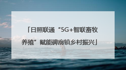 日照联通“5G+智联畜牧养殖”赋能碑廓镇乡村振兴