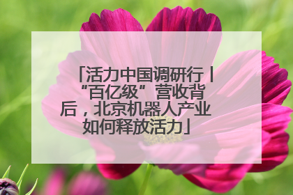 活力中国调研行丨 “百亿级”营收背后，北京机器人产业如何释放活力