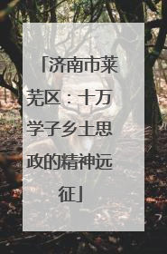 济南市莱芜区：十万学子乡土思政的精神远征