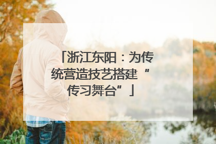 浙江东阳：为传统营造技艺搭建“传习舞台”