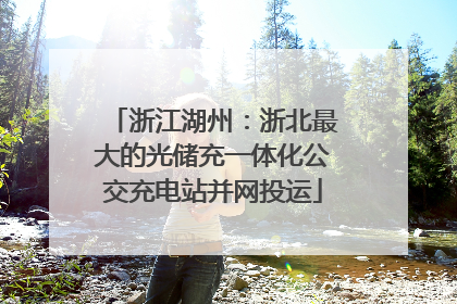 浙江湖州：浙北最大的光储充一体化公交充电站并网投运