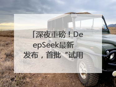 深夜重磅！DeepSeek最新发布，首批“试用体验”出炉→