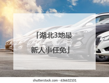 湖北3地最新人事任免