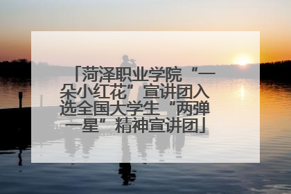菏泽职业学院“一朵小红花”宣讲团入选全国大学生“两弹一星”精神宣讲团