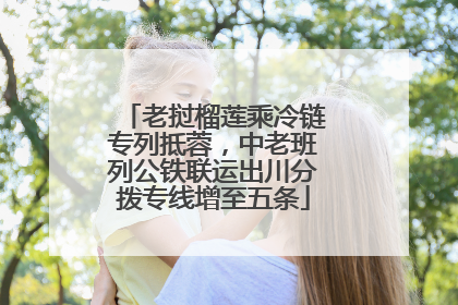 老挝榴莲乘冷链专列抵蓉，中老班列公铁联运出川分拨专线增至五条