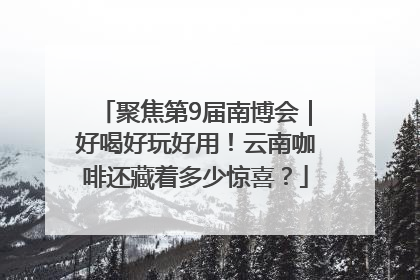 聚焦第9届南博会｜好喝好玩好用！云南咖啡还藏着多少惊喜？