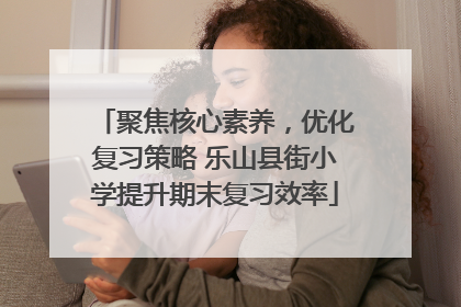 聚焦核心素养，优化复习策略 乐山县街小学提升期末复习效率