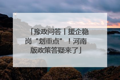 豫政问答丨援企稳岗“划重点”！河南版政策答疑来了