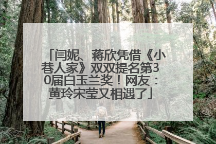 闫妮、蒋欣凭借《小巷人家》双双提名第30届白玉兰奖！网友：黄玲宋莹又相遇了