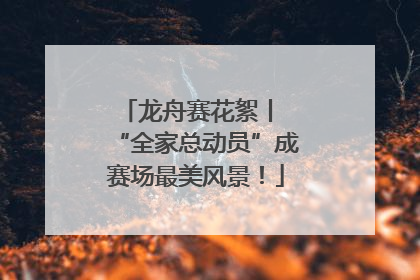 龙舟赛花絮丨 “全家总动员”成赛场最美风景！