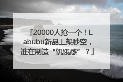 20000人抢一个！Labubu新品上架秒空，谁在制造“饥饿感”？