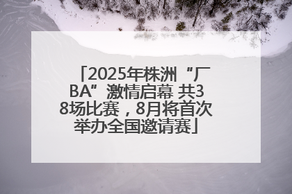 2025年株洲“厂BA”激情启幕 共38场比赛，8月将首次举办全国邀请赛