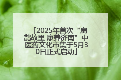 2025年首次“扁鹊故里 康养济南”中医药文化市集于5月30日正式启动