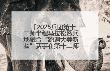 2025兵团第十二师半程马拉松暨兵地融合“跑遍大美新疆”赛事在第十二师市民广场鸣枪开跑