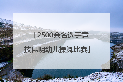 2500余名选手竞技昆明幼儿操舞比赛
