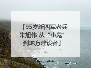 95岁新四军老兵朱旭伟 从“小鬼”到地方建设者