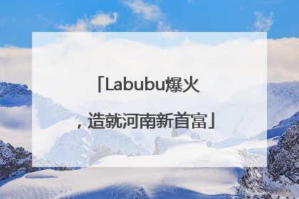 Labubu爆火，造就河南新首富